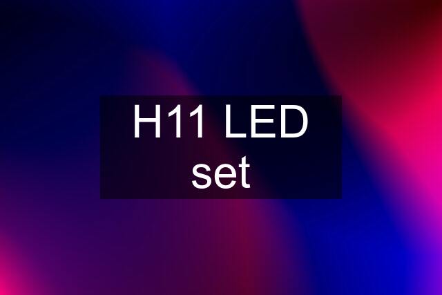 H11 LED set