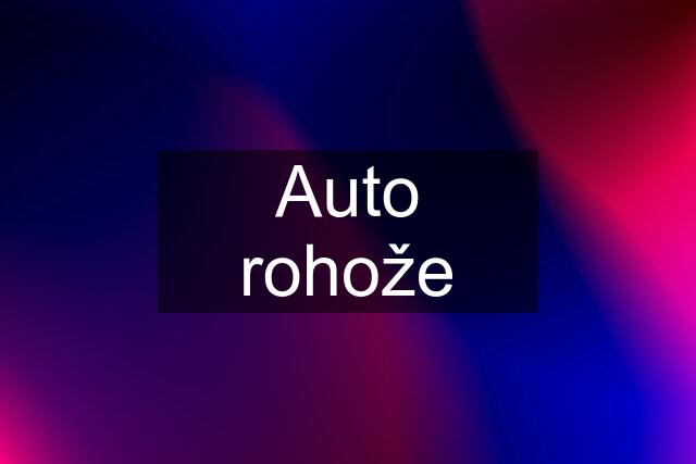 Auto rohože