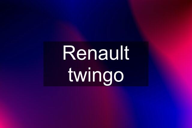 Renault twingo