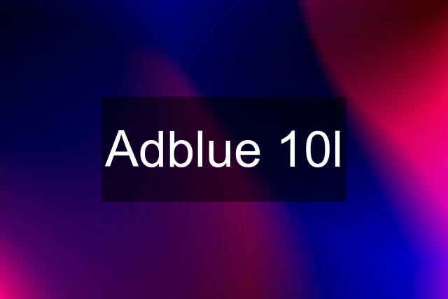 Adblue 10l