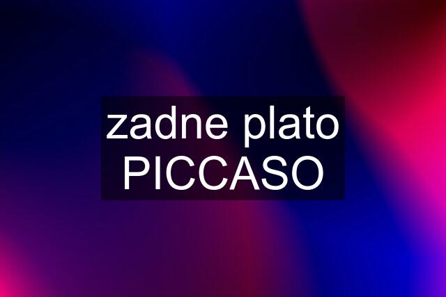 zadne plato PICCASO