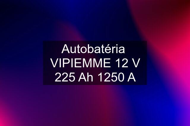 Autobatéria  VIPIEMME 12 V 225 Ah 1250 A