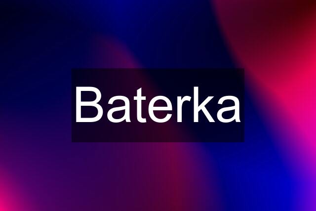 Baterka