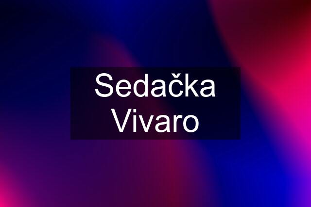 Sedačka Vivaro