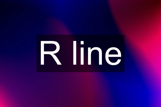 R line