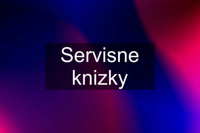 Servisne knizky