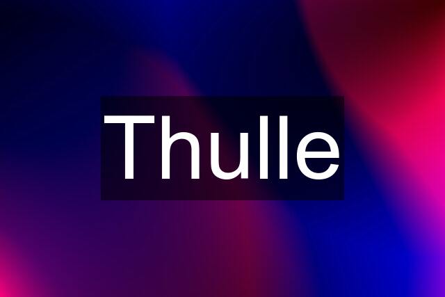 Thulle