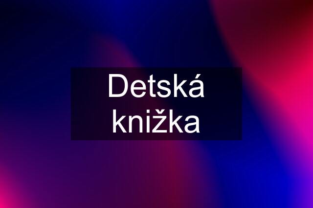 Detská knižka