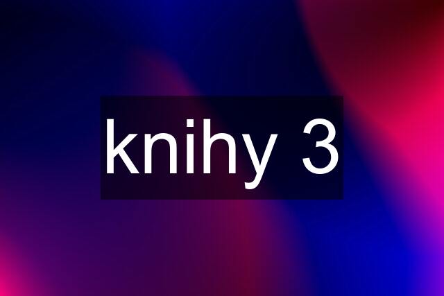 knihy 3