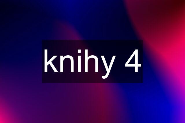 knihy 4