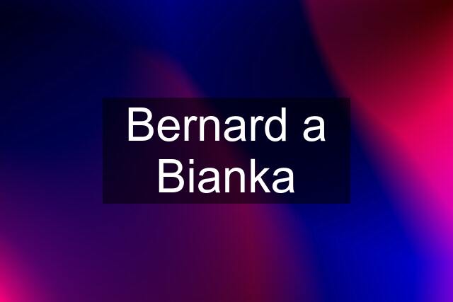 Bernard a Bianka