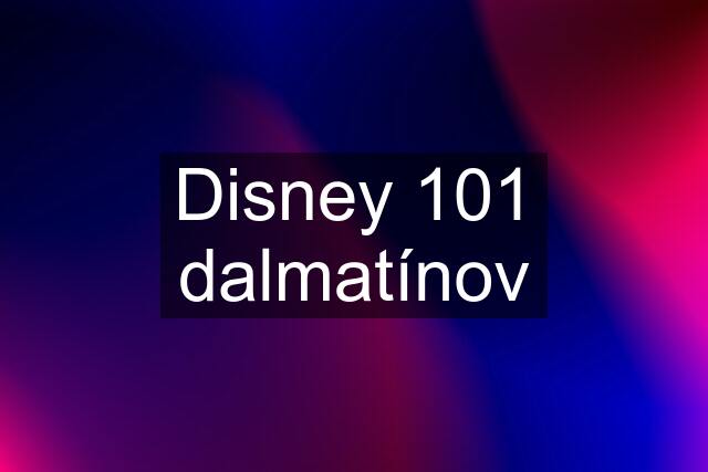 Disney 101 dalmatínov