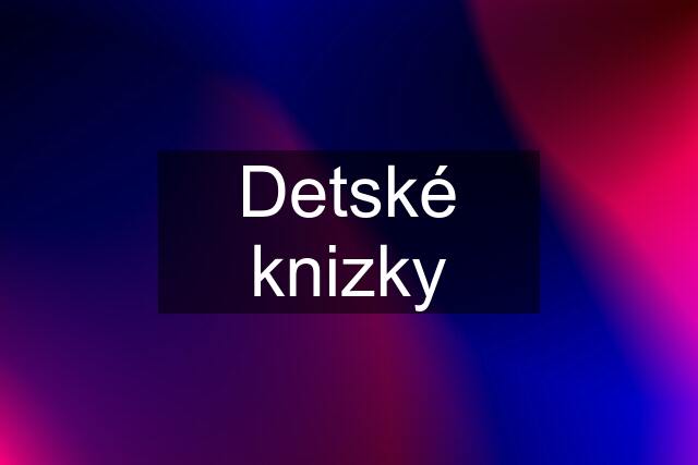 Detské knizky