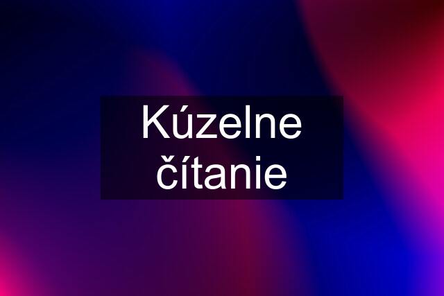 Kúzelne čítanie