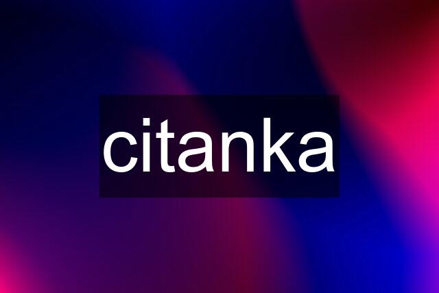 citanka