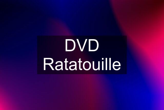 DVD Ratatouille