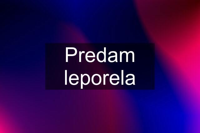 Predam leporela