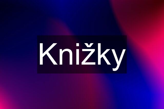 Knižky