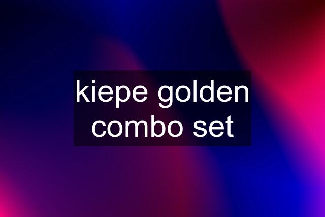 kiepe golden combo set