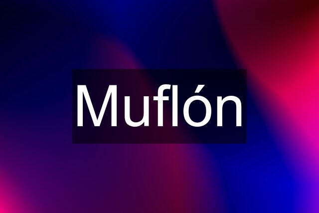 Muflón