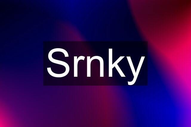 Srnky