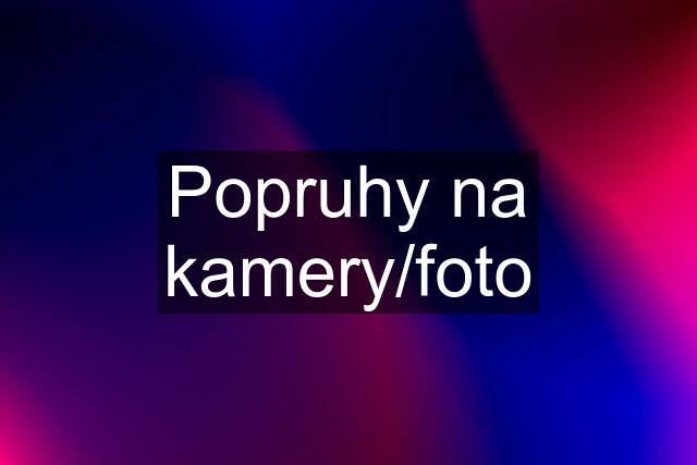 Popruhy na kamery/foto