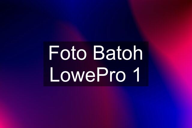 Foto Batoh LowePro 1