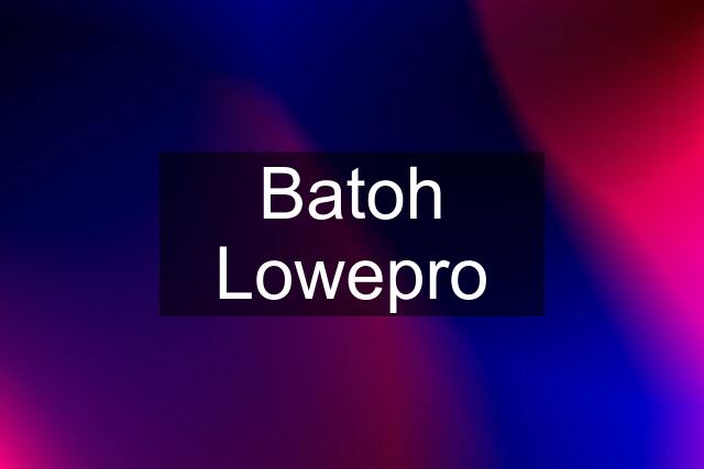 Batoh Lowepro