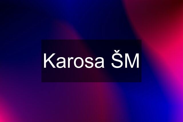 Karosa ŠM