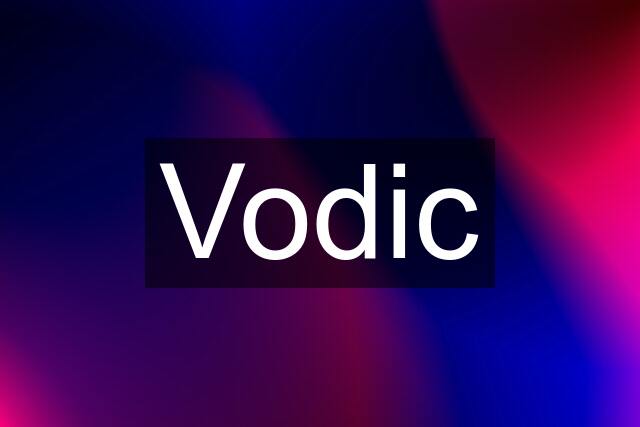 Vodic