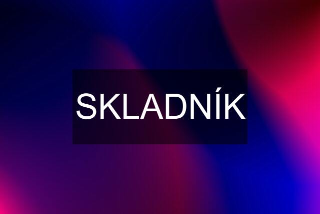 SKLADNÍK