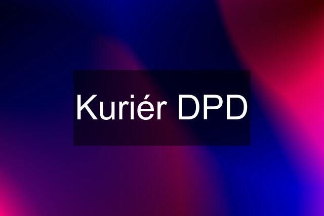 Kuriér DPD