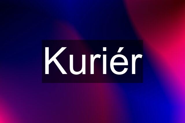 Kuriér