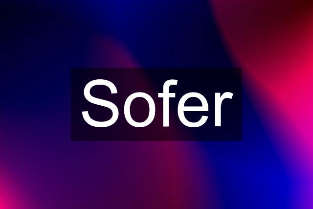 Sofer