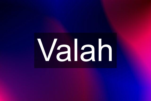 Valah