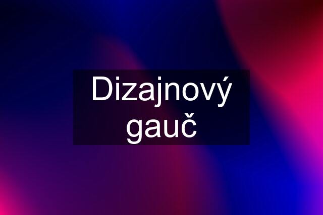 Dizajnový gauč