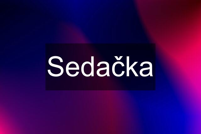 Sedačka