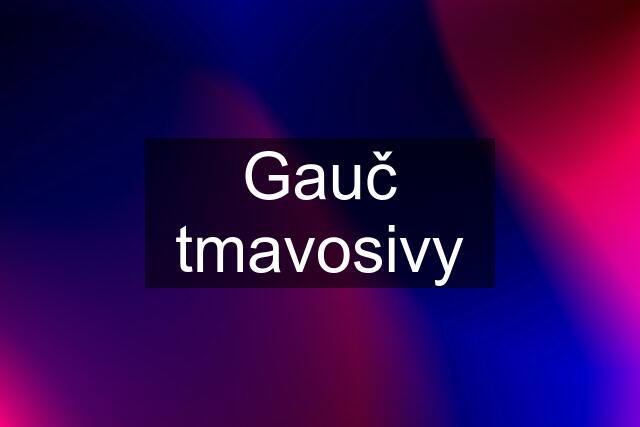 Gauč tmavosivy