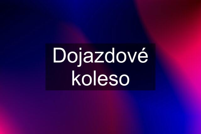 Dojazdové koleso