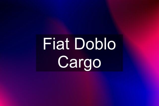 Fiat Doblo Cargo