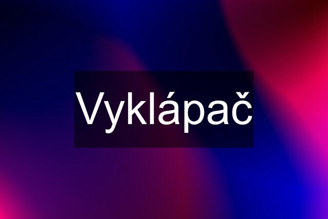 Vyklápač