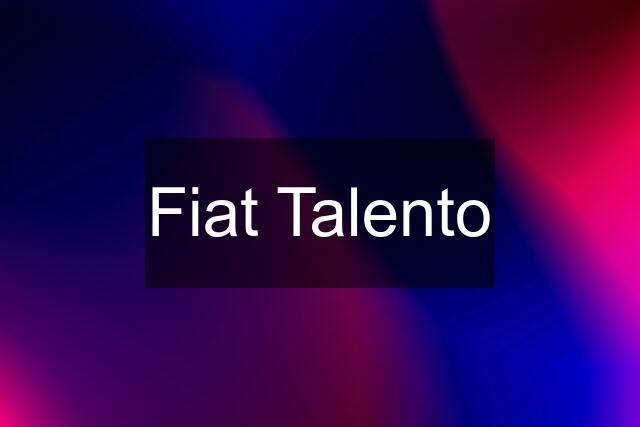 Fiat Talento