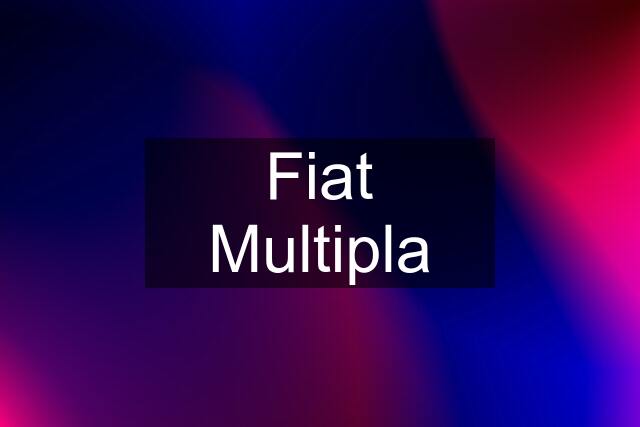 Fiat Multipla