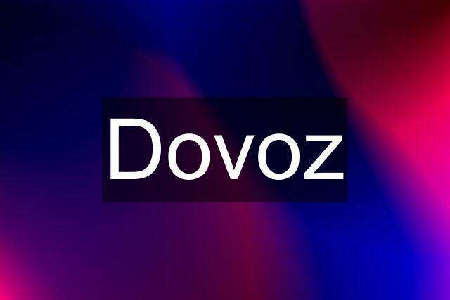 Dovoz