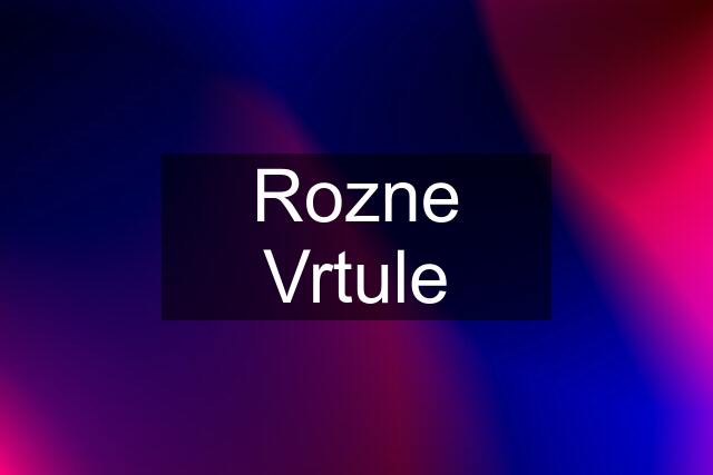 Rozne Vrtule