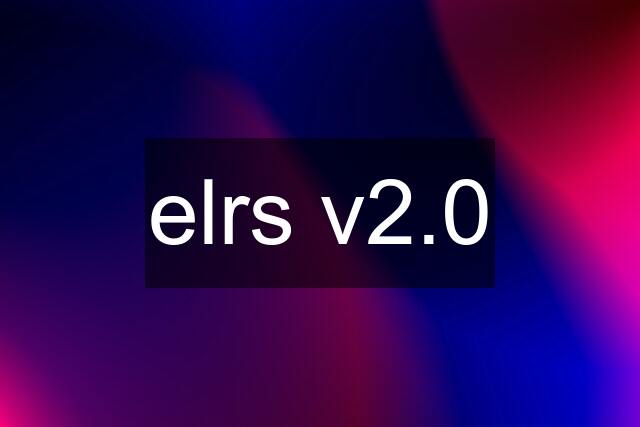 elrs v2.0