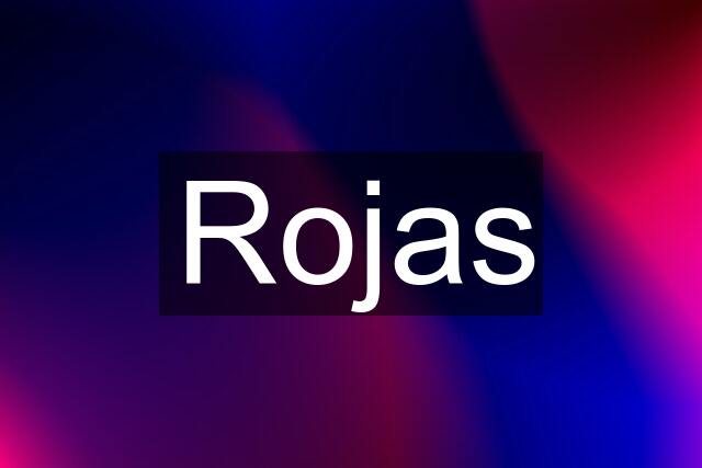 Rojas