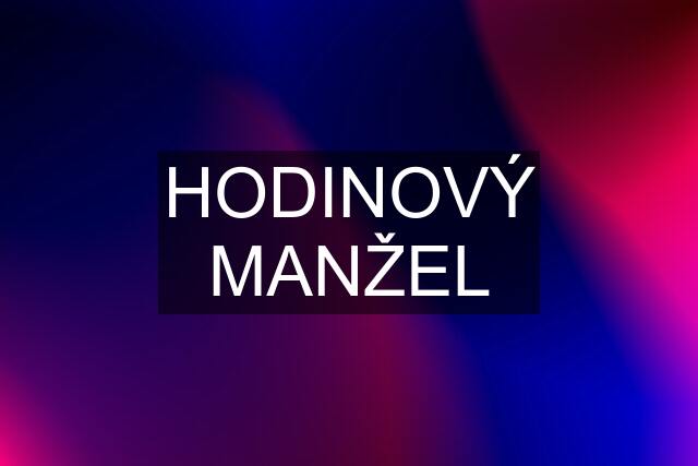 HODINOVÝ MANŽEL