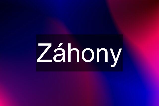 Záhony