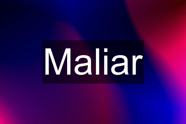 Maliar